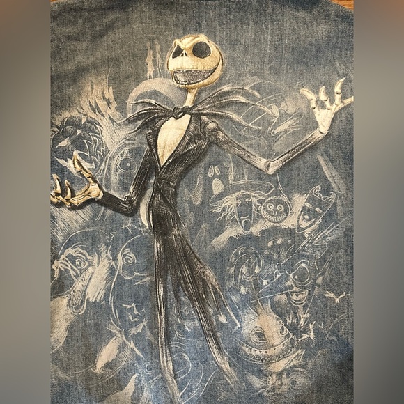 Vintage Disney Jack Skellington Denim Jacket - Picture 5 of 7